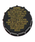 Top view of a Motorcraft Filler Cap P Replacement For Fuel Tank Filler Neck BRFC21 OEM Grade Durable Plastic Easy Install