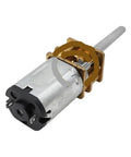 Top Shelf N20 Metal Gearbox Speed Reduction Motor For Smart Cars And Electronic Locks Runs Clean On DC 3V Or 12V With 3X20mm Steel Shaft For Gritty Diy Builds And Sweet Ride Mods That Go Hard, showing motor with steel shaft.