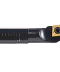 Side view of 3/8 Inch By 6 Inch Overall Length Indexable Boring Bar With CCMT21.5 Carbide Inserts for small bore finishing and profiling.