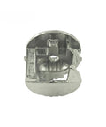 Three In One Eccentric Wheel Connector Nut Set 20 Piece Zinc Alloy Nickel Plated Drawer Lock Fasteners close-up view