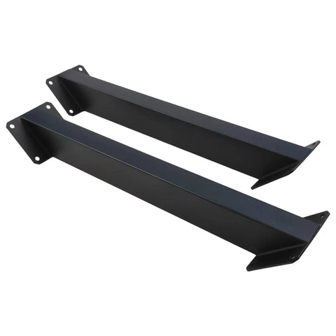 Heavy Duty Steel 45 Degree Angle Support Brackets 2 Pack With Screws For Pergola Gazebo Tree House Patio DIY Wood Structures Black Finish Built Tough Outdoor Hardware
