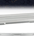 Top Shelf Chrome Door Sill Plates Pair With Plug And Play Hardware For Chevy And Gmc Full Size Ck Pickup Trucks 1967 Through 1972, shiny chrome metal to protect door entry.