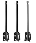 Workhorse Three Pack Resin Mixer Paddles For Drill Bidirectional Paint Stirrer Set Reusable Epoxy And Paint Drill Attachment