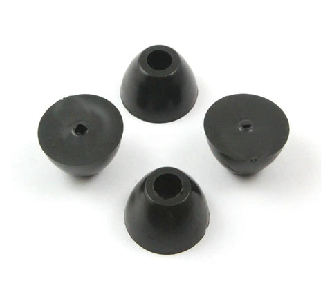48 Pack Premium Rubber Feet Pads For Furniture Chair Leg Protectors With Super Smooth Glide Floor Savers, black rubber pads.