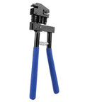 5Mm Hole Punch And Panel Flanging Plier For Sheet Metal, handheld welding tool with blue handles, close-up view