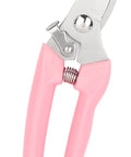 Rugged Pro Grade Garden Flower Shears Pruning Scissors Six Point Nine Inch High Carbon Steel Sharp Plant Cutter Pink Handle
