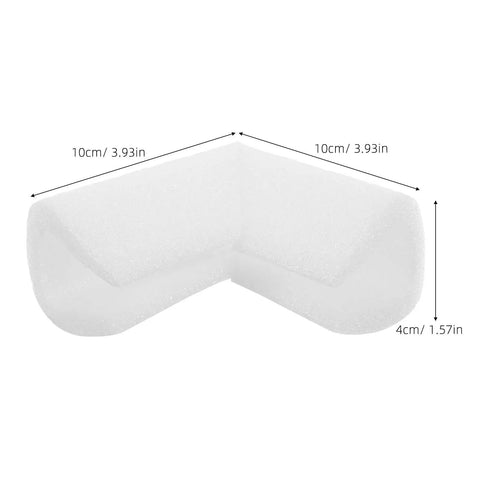 12 Pack EPE Foam Corner Protectors for Picture Frames Mirrors TVs and Electronics Cushions Edges During Shipping and Moving