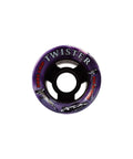 Twister Roller Skates Wheels Pack Of 8 In 95A Urethane 62mm By 42mm Size For Smooth Sliding And Durable Ride, wheel close-up
