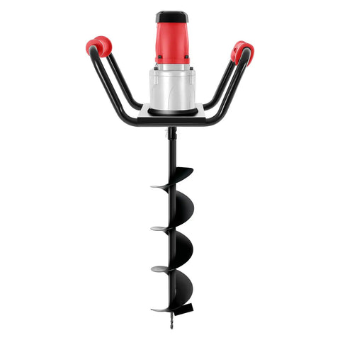 Heavy Duty Electric Post Hole Digger With Six Inch Auger Bit For Quick Soil Drilling 1.5KW Motor 1.6HP Durable Aluminum Alloy