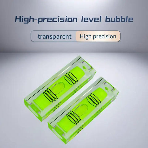 Hella Durable Mini Bubble Level Set With Crystal Clear Triple Vial And Powerful Magnet Base For Dead On Horizontal Alignment Easy Carry Design Green Two Pack Sharp Tool