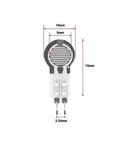 Pack Of 2 Ultra Thin Film Pressure Sensor Pro Grade 0.4 Mm Thick With 20G To 2KG Sensing Range For Bed Sleep Monitoring