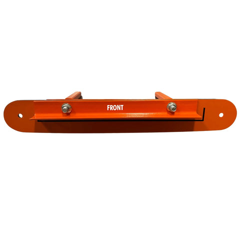 Rock Solid Chainsaw Filing Vise For Fast Safe Sharpening With A Secure Clamp Universal Fit And Durable Steel Construction 17.5 Inch Bar Length Bench Mount Or Portable Saw Tool front view
