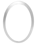 Headlight Bezel Replacement for 2014 to 2024 Mini Cooper S F55 F56 F57 Hatchback Right Side Silvery ABS Plastic Trim Cover