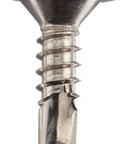 18 8 Stainless Steel Self Drilling Screw With Wafer Head And Star Drive Plain Finish Number Three Drill Point