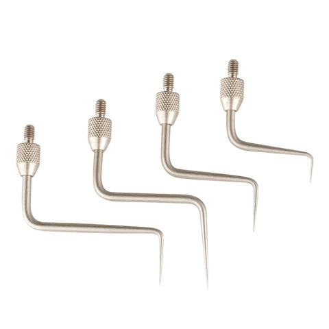 Needle Point Contact Probes for Dial Indicators and Depth Gauges, M2.5 Thread, Z Type Stainless Steel Needle, A Set