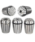 High Precision ER20 Collet Chuck Set For 4mm Bits features multiple collet chucks made from durable 65Mn steel, designed for precise engraving.