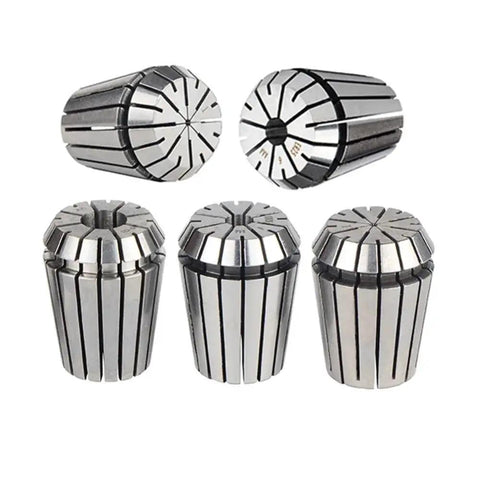 High Precision ER20 Collet Chuck Set For 4mm Bits features multiple collet chucks made from durable 65Mn steel, designed for precise engraving.