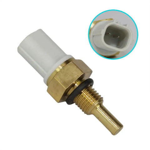 Engine Coolant Temperature Sensor Direct Fit Honda Civic Accord CRV Element 2001 Through 2011 Oem Replacement 37870PNA003 side view with connector.