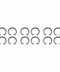 Toyota Tacoma Drive Shaft Center Support Bearing And U-Joints Set Fits 2005 To 2015 2WD 4WD snap rings displayed