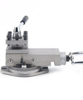 AT300 Quick Change Tool Post Assembly Universal Fit For Mini Lathes Heavy Duty metalworking tool with a swivel base.