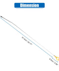 Engine Oil Dipstick For Dodge Challenger, Charger, And Chrysler 300 2009 To 2021 Replacement Part 04792872AF dimensions