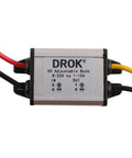 Waterproof DC Buck Converter Regulator 8 To 22V In To 3 To 15V Out 5V 12V Adjustable 3A Step Down Power Module with wires