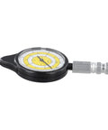 Map Distance Meter Wheel, Mechanical Route Measurer for Curved Paths, Cartography Tool, mileage measuring tool, black with yellow dial