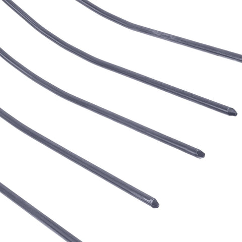 Close-up of 5-prong tines on Heavy Duty Versatile Manure Fork With Solid Design For Outdoor Farming And Gardening A True Workhorse
