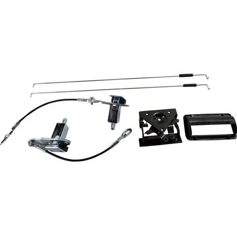 Steel Tailgate Latch Kit For GMC K1500 K2500 C2500 C3500 1988-1998 Driver And Passenger Side cables and handles set
