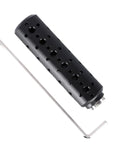 Rock Solid Cheese Mount Camera Extension Handle Grip For Pro DSLR Video Rig Setup With Full Body Threading And Reliable Arri Quarter Inch Mounts For Shoot Ready Filmmaking Support, black aluminum grip with hex key.