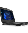 Certified Renewed Latitude 5420 Rugged Laptop showing 14 inch display, industrial ports, and robust design.