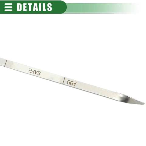 Engine Oil Dipstick Indicator Replacement For Dodge Ram 1500 1997 To 2002 5.9L V8 showing add and safe marks