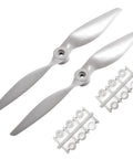 Two Pack 8040 8x4 Propellers CCW Gray Nylon Drone Props For RC Quadcopter Durable Lightweight Low Vibration Props For Stunt Planes