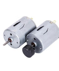 Five Pack DC 3 To 12 Volt Vibration Motors For DIY Projects And Haptic Gadgets Small 30 By 24mm Micro Vibe Motors 47mm Total Length Durable Metal