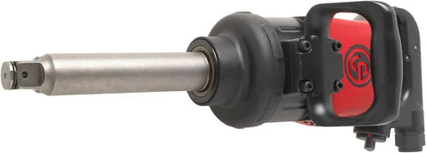 Shop Beast 1 Inch Air Impact Wrench with six inch extension anvil and comfortable D handle for tough garage jobs.