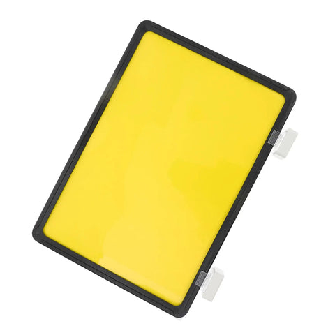 Hustle Ready Magnetic Board Stand For Warehouses And Storage Rooms Featuring Heavy Duty Black Aisle Signs With No Sweat Setup Reusable Zone Markers For Quick Rearrangements And Top Tier Inventory Control