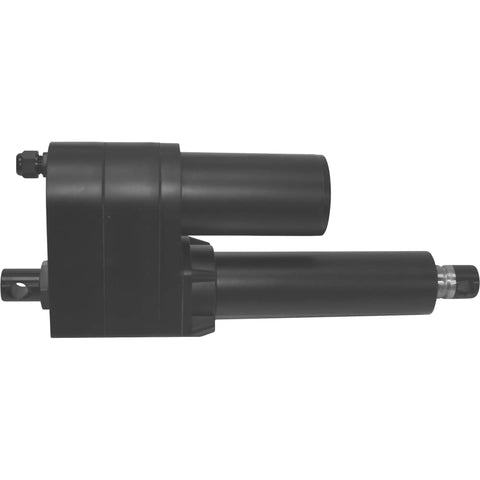 Beefy 1,000-Pound ID Ballscrew Linear Actuator With 7.32 Inch Stroke, 12V Motor, 20 To 1 Gearbox, Holds Up To 3,000 Pounds When Idle, Built Tough For Indoor And Outdoor Use, Ideal For Heavy Lifting And Precise Positioning, Model LACT8-1000B side view