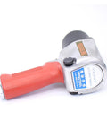 Hardcore Half Inch Air Impact Wrench Delivers A Beefy 680 Nm Kick To Crush Any Rusty Stud Or Job Site Bolt Without Breaking A Sweat For Weekend Builders And Shop Pros, showing the side with red rubber handle and labeled body.