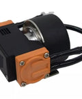 HLVP8-B24-2-S Heavy Duty Vacuum Pump with black and orange durable casing for industrial mechanical projects.