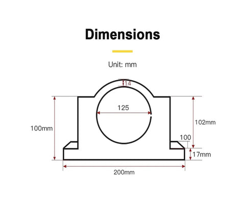Heavy Duty Water Cooled CNC Spindle Motor 4.5KW 5KW 6KW For Milling Machines 220V 380V dimensions diagram