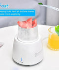 Lightning Quick Electric Cup Cooler Packing Semiconductor Cooling And Smart Touch Interface That Slaps Cans On The Base And Drops Drinks To Freezing In Minutes For Dead Nuts Cold Beer And Sodas with fruit.