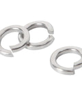 1035 Pcs 304 Stainless Steel Lock Washers Set M1.6 M2 M2.5 M3 M3.5 M4 M5 M6 M8 M10 M12 M16 With Spring Split Lock Washers And Elastic Gasket Kit For Nuts And Bolts Vibration Resistance, stainless steel split washers