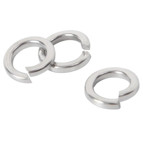 1035 Pcs 304 Stainless Steel Lock Washers Set M1.6 M2 M2.5 M3 M3.5 M4 M5 M6 M8 M10 M12 M16 With Spring Split Lock Washers And Elastic Gasket Kit For Nuts And Bolts Vibration Resistance, stainless steel split washers