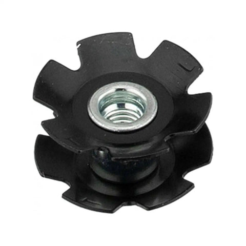 Star nut for Judy Silver TK Suspension Fork For 29 Inch Trail Bikes With 100mm Travel Boost Spacing For Plus Tires Up To Two Point Eight Inches Torque Cap Compatibility 9x100mm With 51mm Offset Black