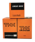 Packaging of Smooth Glide Linear Bearing Set LM30UU 30x45x64mm for CNC linear shaft, THK made in Japan