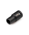 1/4 Inch Drive Shallow 12 Point Impact Socket with Dual Size Markings and Full Length Interior Well for Maximum Fastener Grip