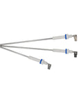Pro Grade Boiler Steam Probe Kit For Breville And Sage Espresso Makers three stainless steel thermal sensors with white tips.