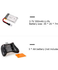 3.7V 300mAh Li-Po battery for C-17 RC Airplane With 2.4GHz 2CH Remote Military Transport Aircraft 373mm Wingspan EPP Foam Fixed Wing