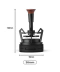 Rotary Nine Needle WDT Tool And Espresso Powder Distributor For 58Mm Portafilters, 158mm height, 90mm base diameter.