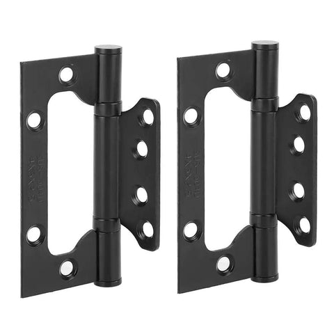 304 Stainless Steel Concealed Door Hinge With Built In Ball Bearing Black Finish Quiet Smooth Close For Cabinets And Wardrobes.